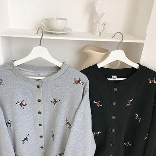 Dog Loose-fit Cardigan