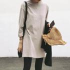 Plain 3/4 Sleeve Long T-shirt