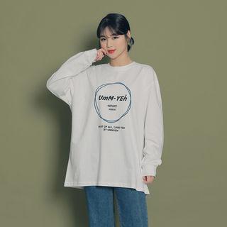 Umm-yeh Letter Loose-fit T-shirt