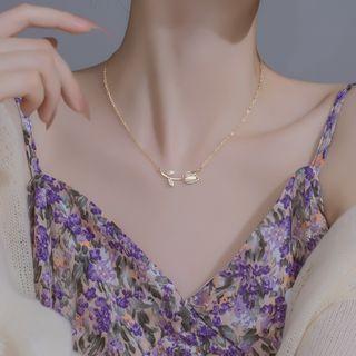 925 Sterling Silver Cat Eye Stone Flower Pendant Necklace As Shown In Figure - One Size