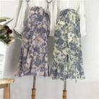 Ruffled Printed Skirt