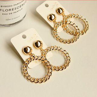 Round Chain Earrings