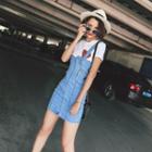 Strappy Denim Skirt