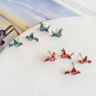 Origami Style Crane Earring