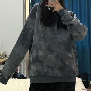 Tie Dye Sweatshirt Gray - One Size