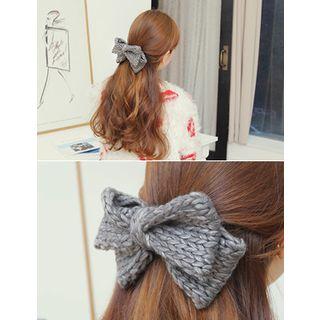 Knit Ribbon Barrette