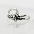 925 Sterling Silver Knot Open Ring S925 - Silver - One Size