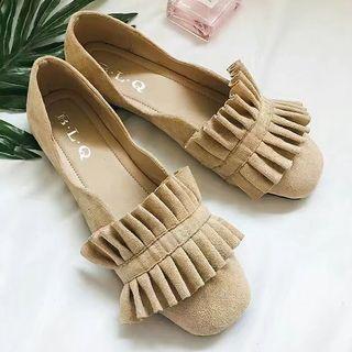 Frill Trim Flats