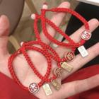 Chinese Characters Red String Bracelet
