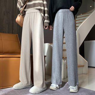 Elastic-waist Knit Pants