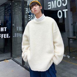 Faux-shearling Sweatshirt