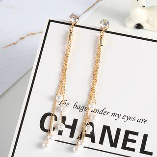 Pearl Tasseled Earring