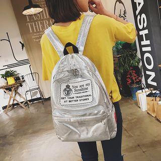 Appliqu  Shimmer Backpack