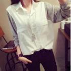 Color-block Loose-fit Shirt
