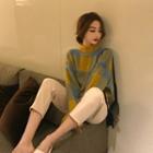 Set: Plaid Sweater + Straight Leg Pants