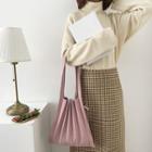 Glitter Knit Tote Bag Pink - One Size