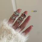 Tiger / Heart Stainless Steel Open Ring (various Designs)