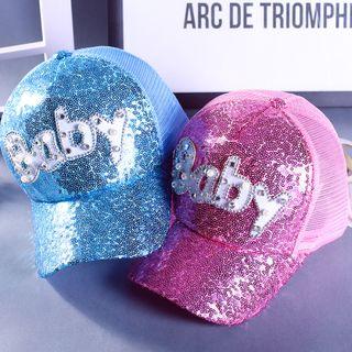 Sequined Lettering Cap