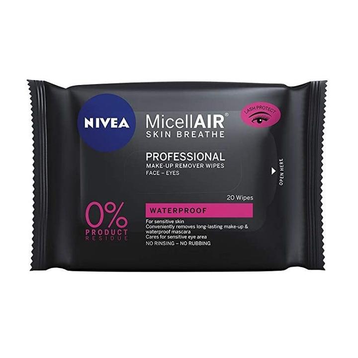 Nivea - Micellair Professional Make-up Remover Wipes 20 Pcs