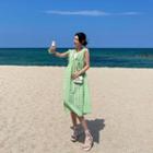 Frilled Gingham Sundress & Scrunchy