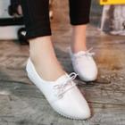 Almond-toe Lace-up Shoes
