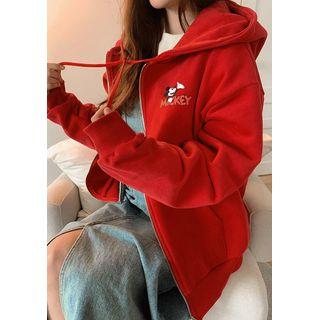 [disney] Mickey Print Zip-up Hoodie