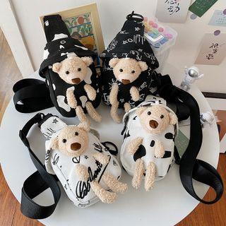 Bear Plush Sling Bag