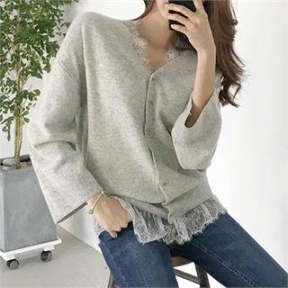 Wool & Cashmere Blend Cardigan