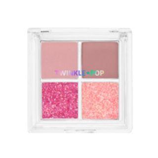 Clio - Twinkle Pop Pearl Flex Glitter Eye Palette - 5 Colors #03 Hey Coral