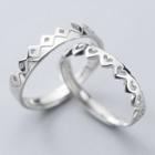 925 Sterling Silver Cutout Ring Silver - One Size