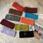 Embroidered Knit Headband
