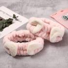 Animal Ear Face Wash Headband Pink - One Size