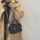 Buckled Mini Crossbody Satchel