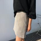 Glen Plaid A-line Skirt