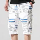 Printed Knee-length Cargo Shorts
