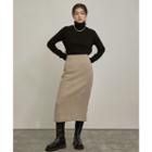 H-line Long Boucl  Skirt