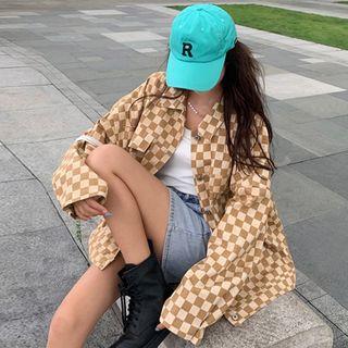 Checkered Shirt Jacket
