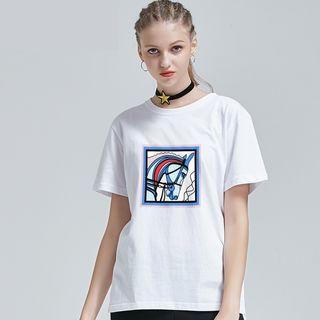 Pattern Short-sleeved T-shirt