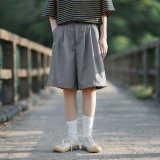 High-waist Blazer Shorts