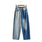 Washed High Waist Wide Leg Jeans