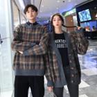Couple Matching Plaid Cardigan / Plaid Sweater