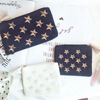 Star Embroidered Pouch