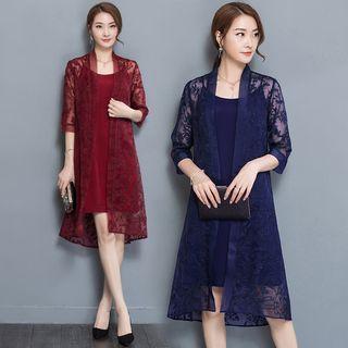 Set: Light Jacket + Strappy A-line Dress