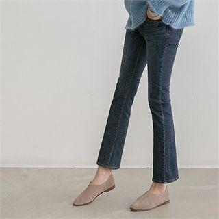 Fleece Lined Boot-cut Jeans