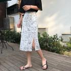 Print High-waist Skirt