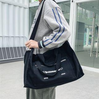 Lettering Carryall Bag Black - L