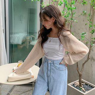 Boucl  Knit Bolero