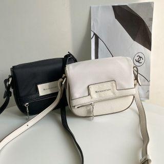 Letter-patch Shoulder Bag