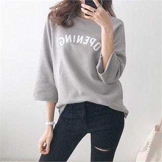 Opening Text Raglan-sleeve T-shirt