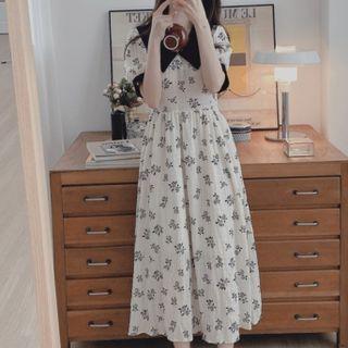 Peter Pan Floral Print Dress